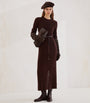 Brunello Cucinelli Brown Cable-Knit Maxi Dress