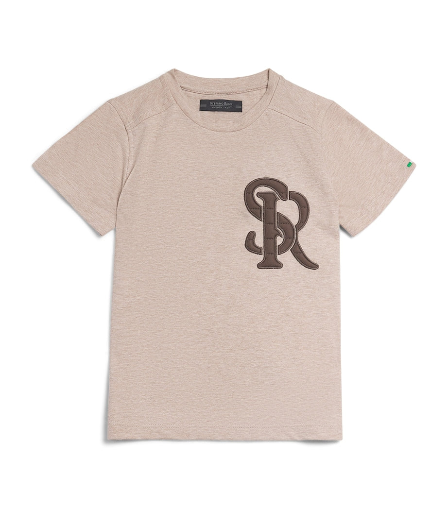 Stefano Ricci Kids Cotton Logo T-Shirt (4-16 Years)