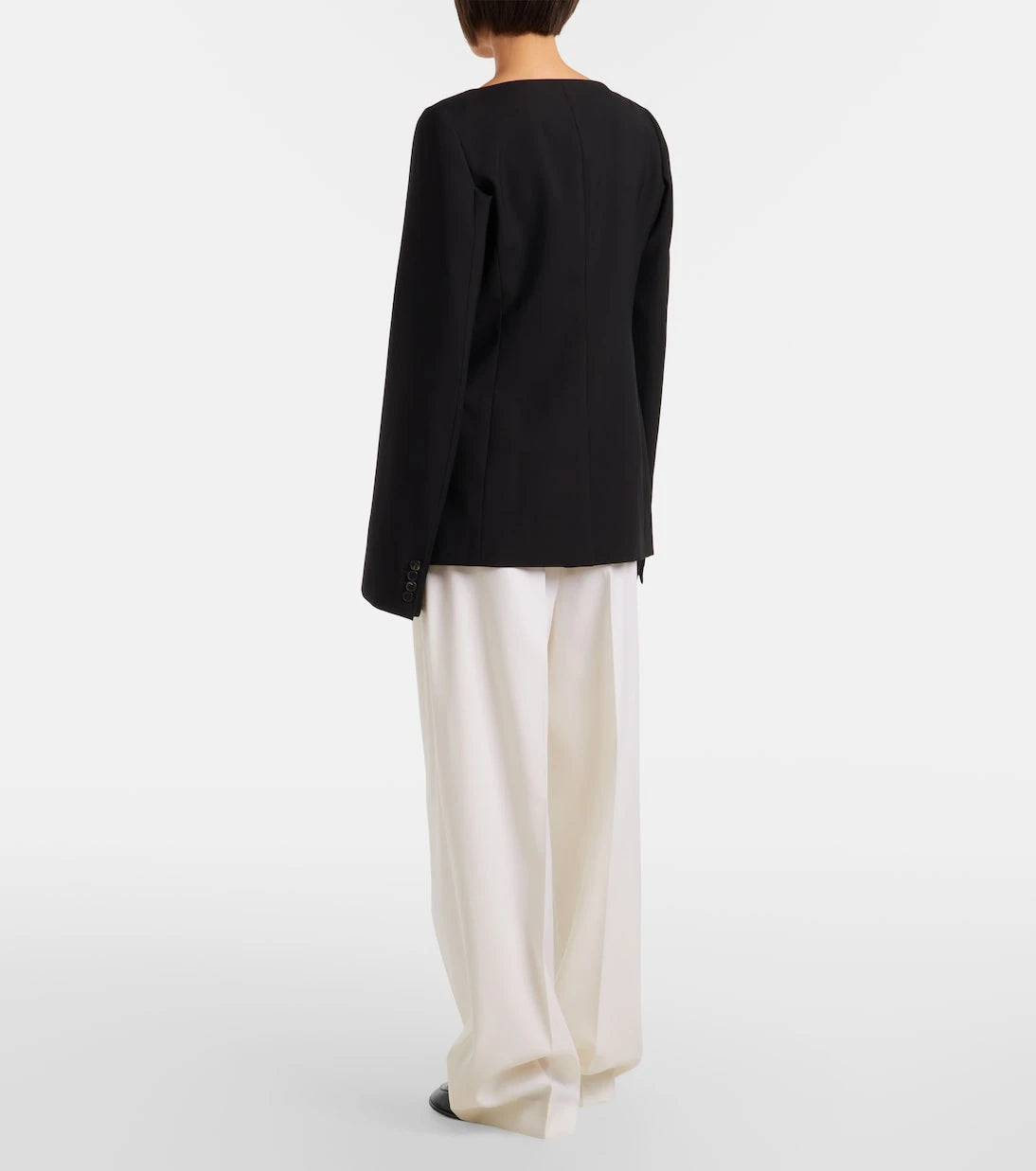 Calvin Klein Collection - Alexandra pleated wool wide-leg pants