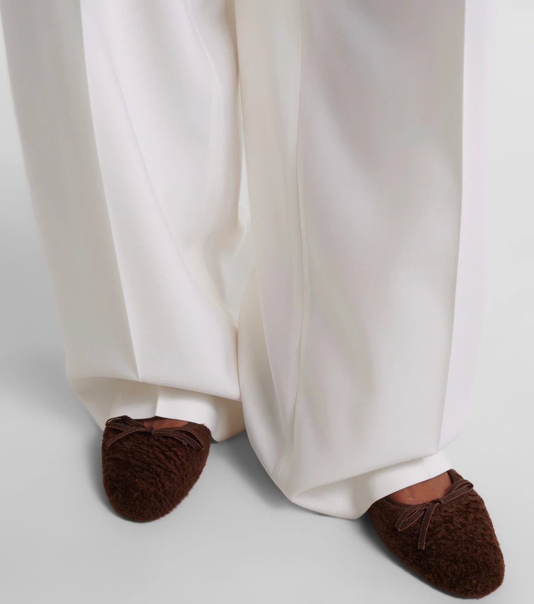 Herbert Levine - 24/7 shearling ballet flats