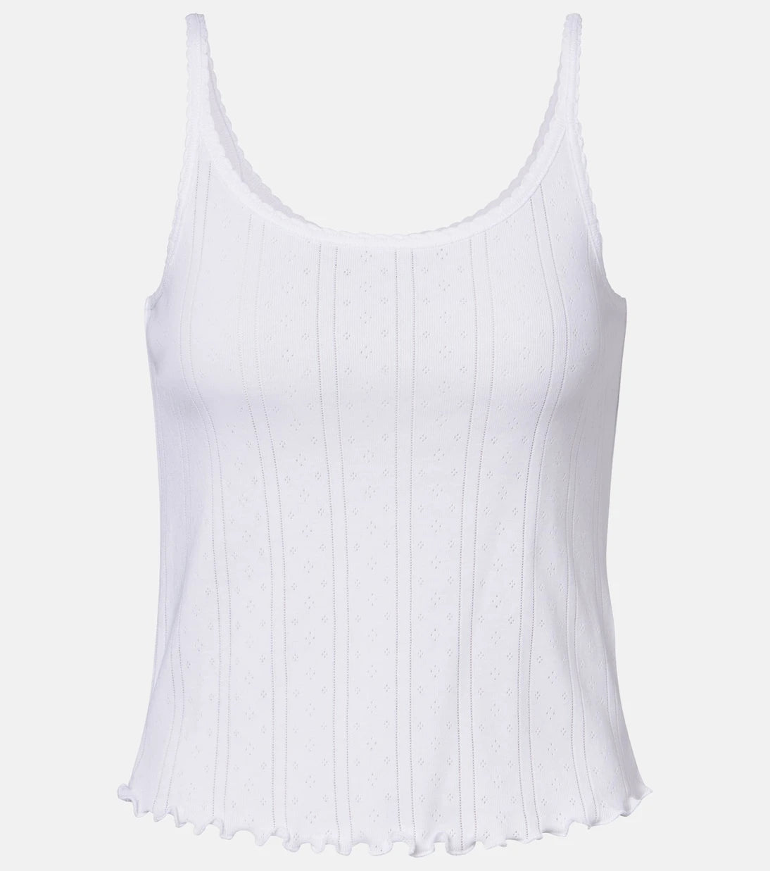 Róhe - Pointelle cotton tank top
