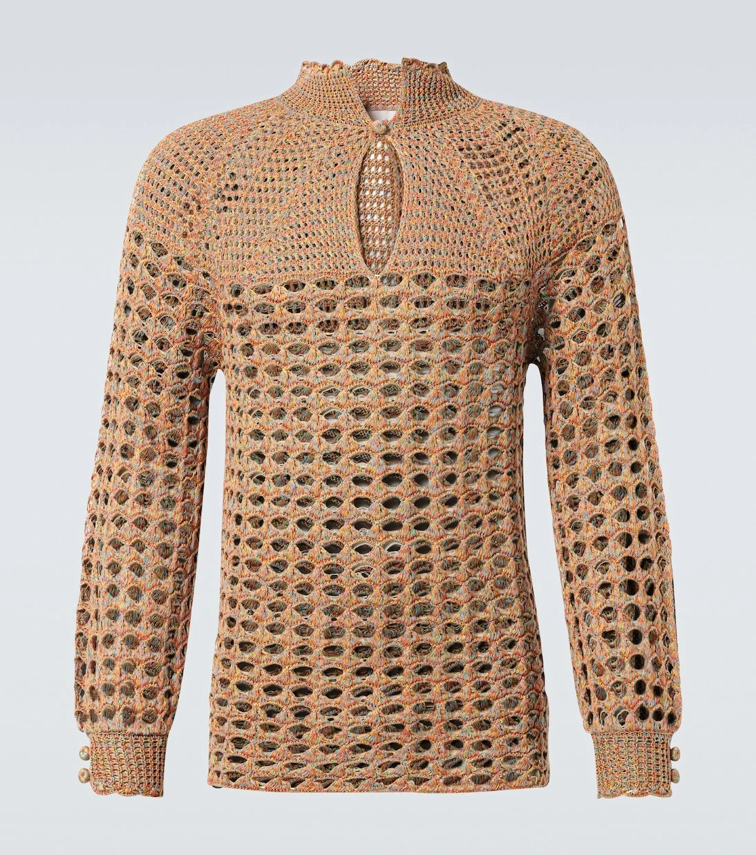 Valentino - Open-knit linen and cotton sweater