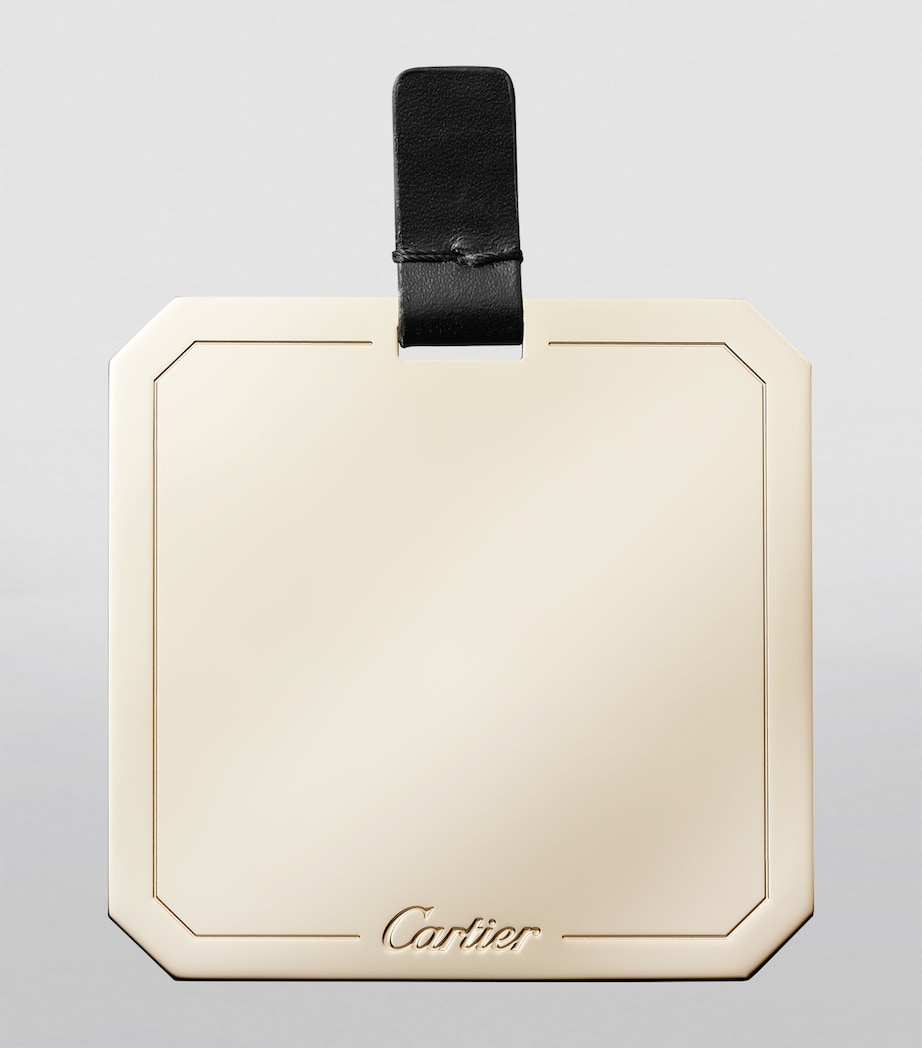 Mini Leather C de Cartier Chain Bag BLACK