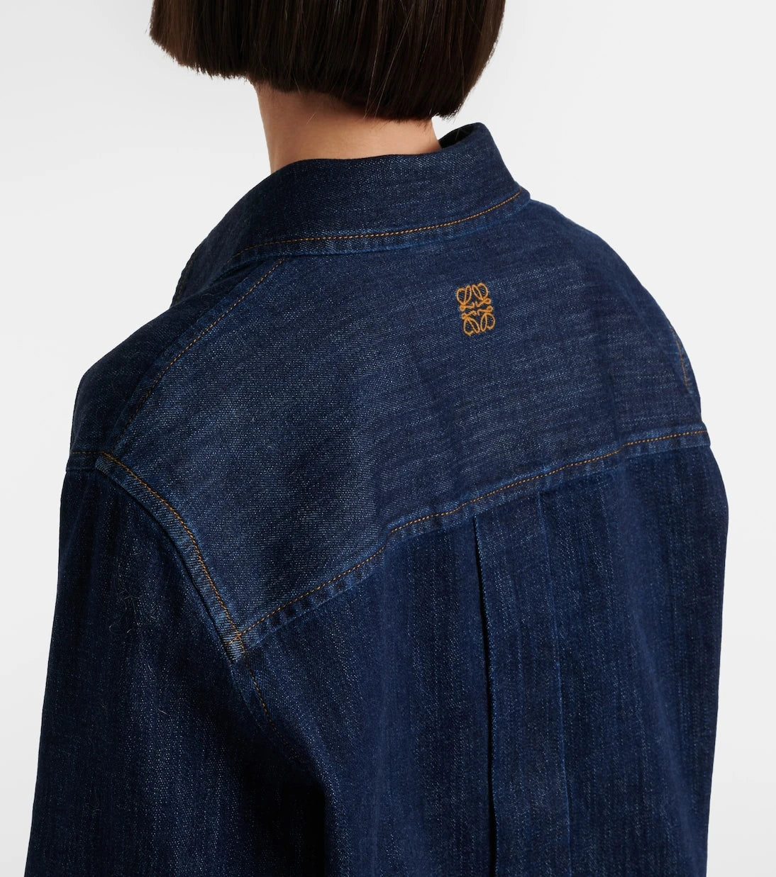 Loewe - Gathered denim shirt