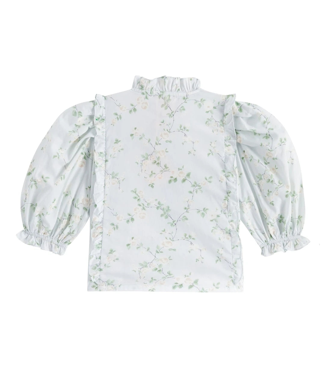 Petite Amalie - Printed cotton voile blouse