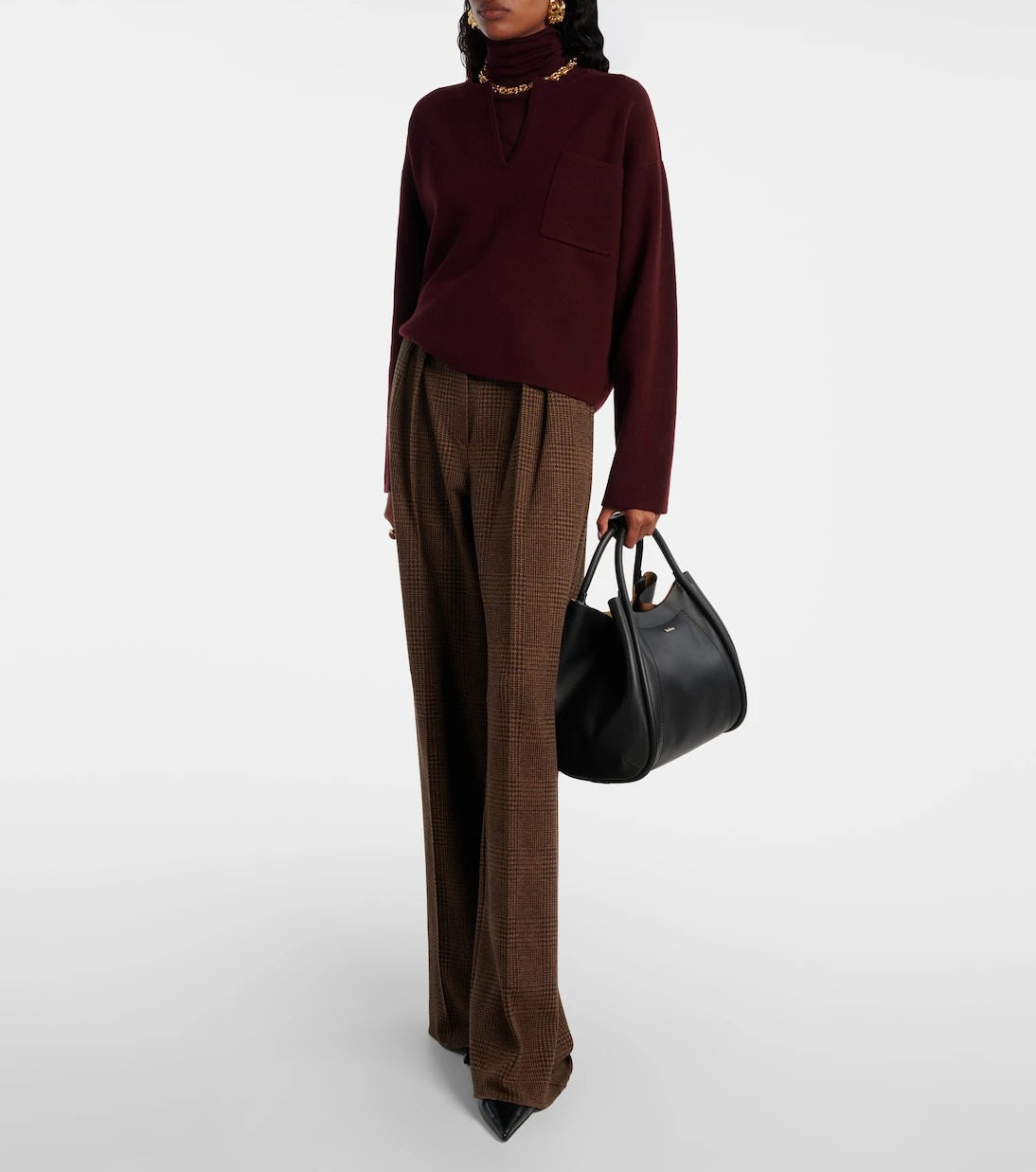 Max Mara - Marin Small leather tote bag