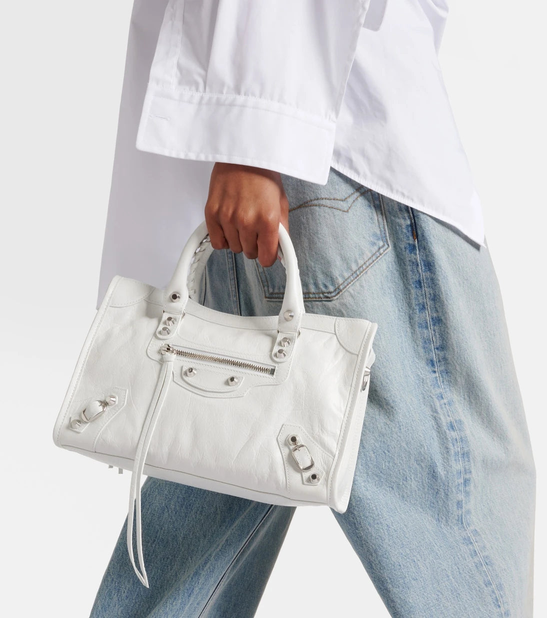 Balenciaga - Le City Small leather tote bag