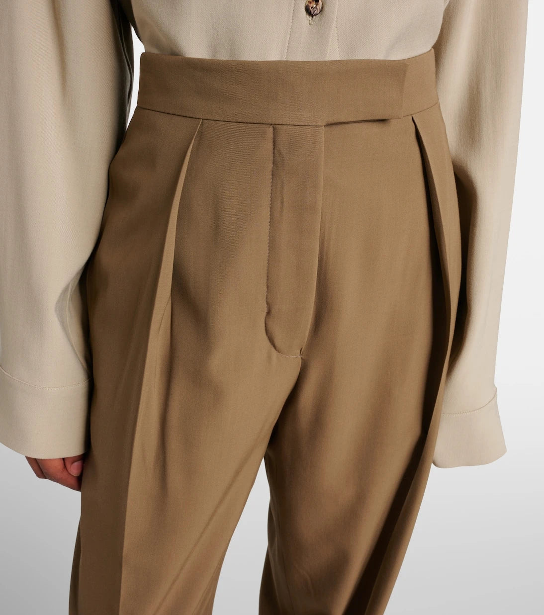 Ferragamo - High-rise straight pants