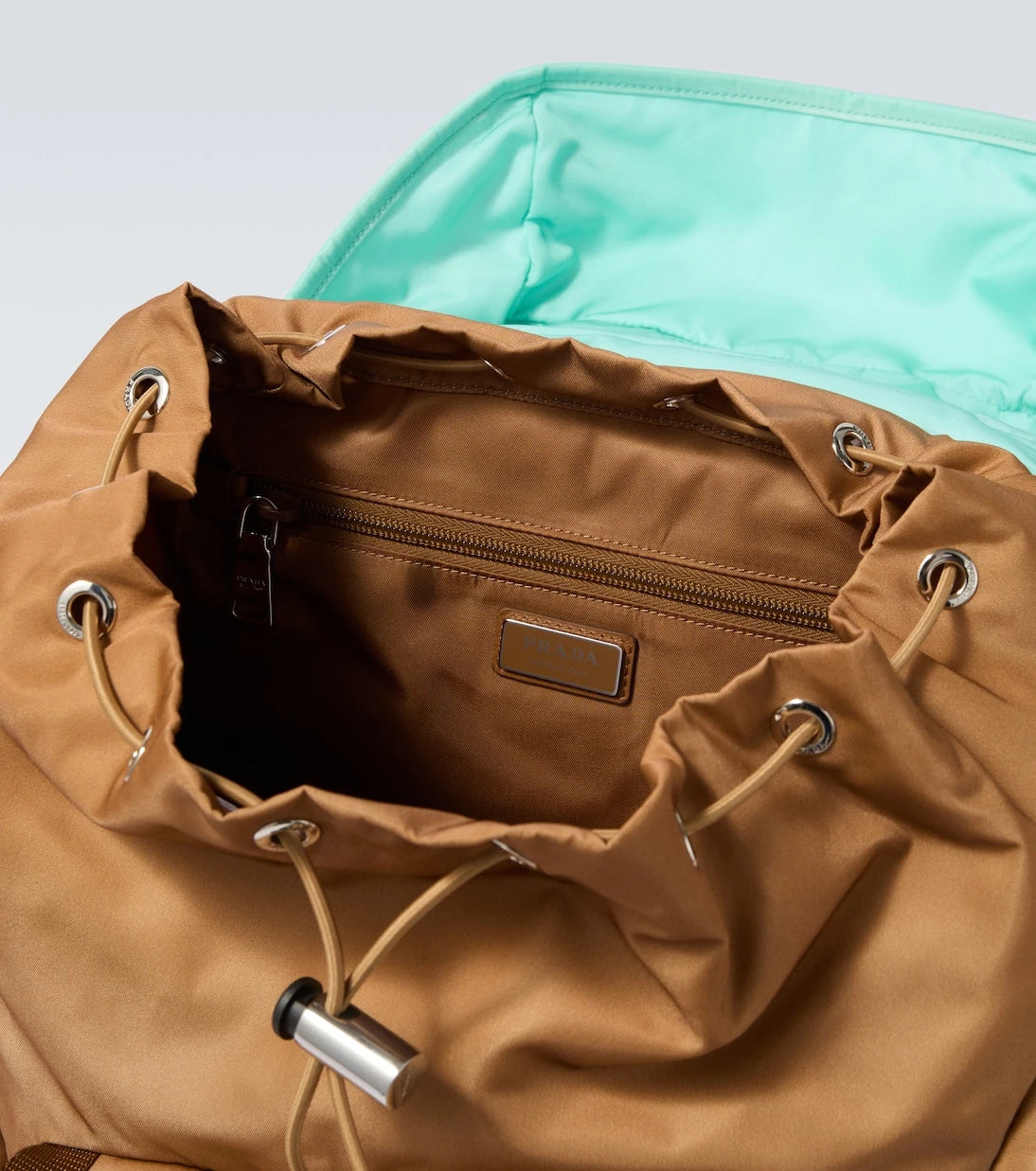 Prada - Large Re-Nylon and Saffiano leather backpack