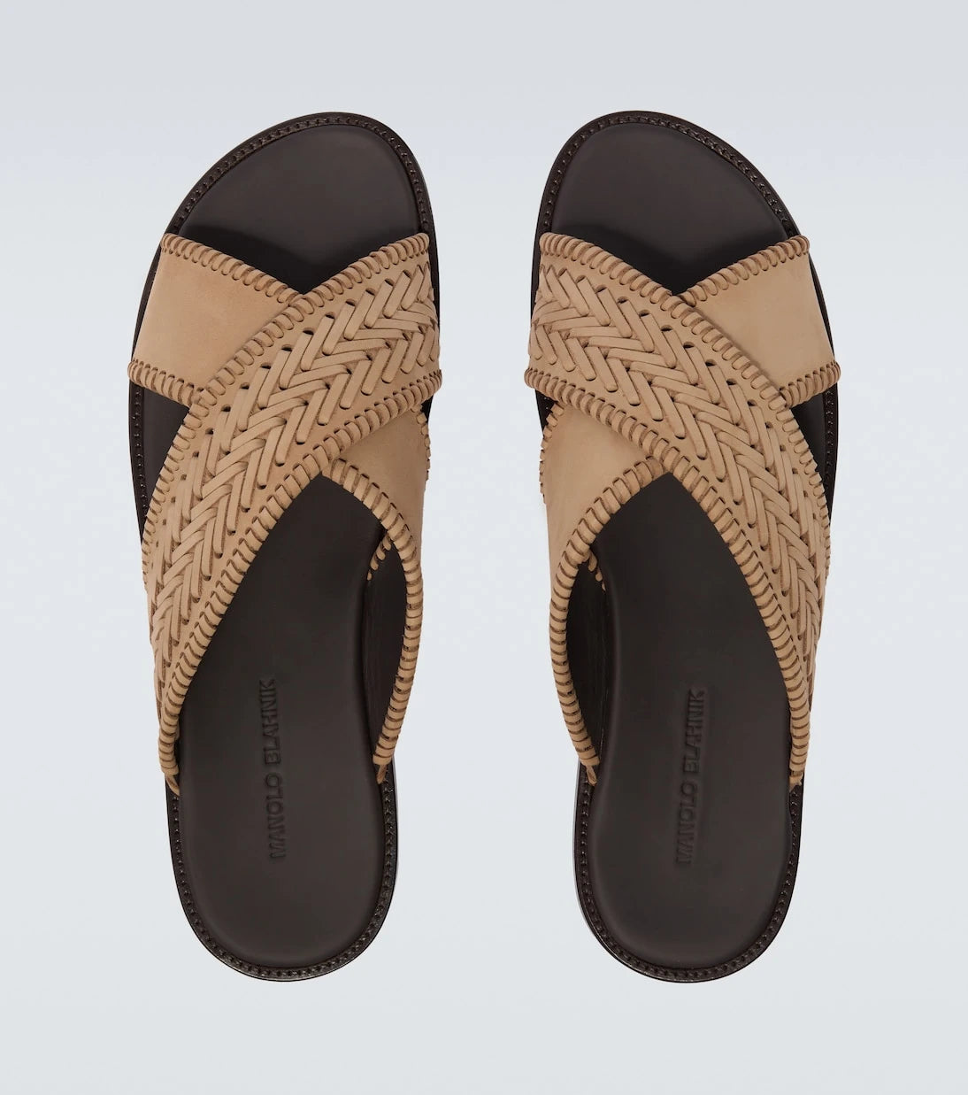 Manolo Blahnik - Tex suede sandals