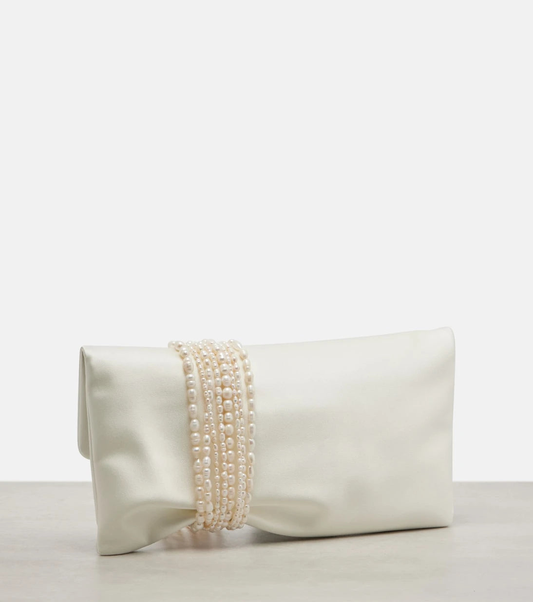 Jimmy Choo - Zandra embellished satin clutch
