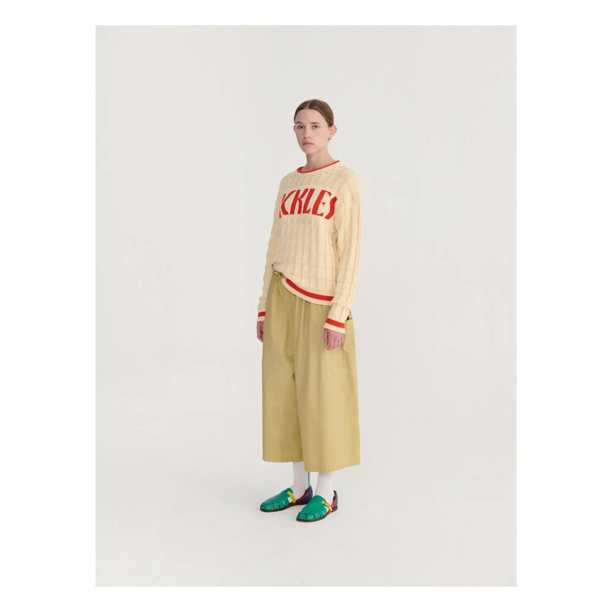 Bobo Choses - Paper Touch organic cotton pants | Beige