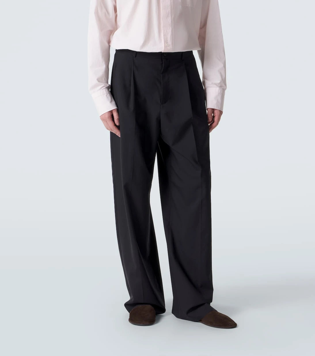 The Row - Thom wool wide-leg pants