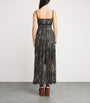 Missoni Black Metallic Ribbed Maxi Dress