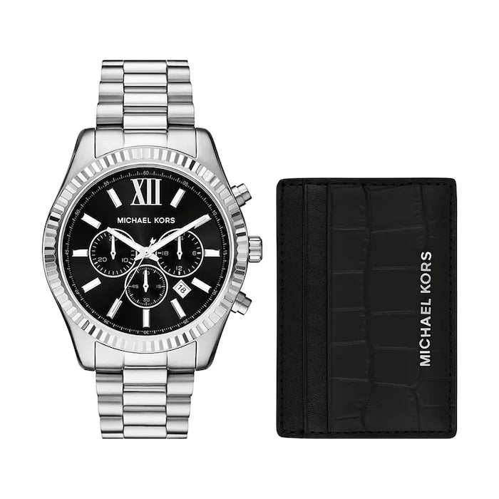 Часовник и калъф за карти Michael Kors
