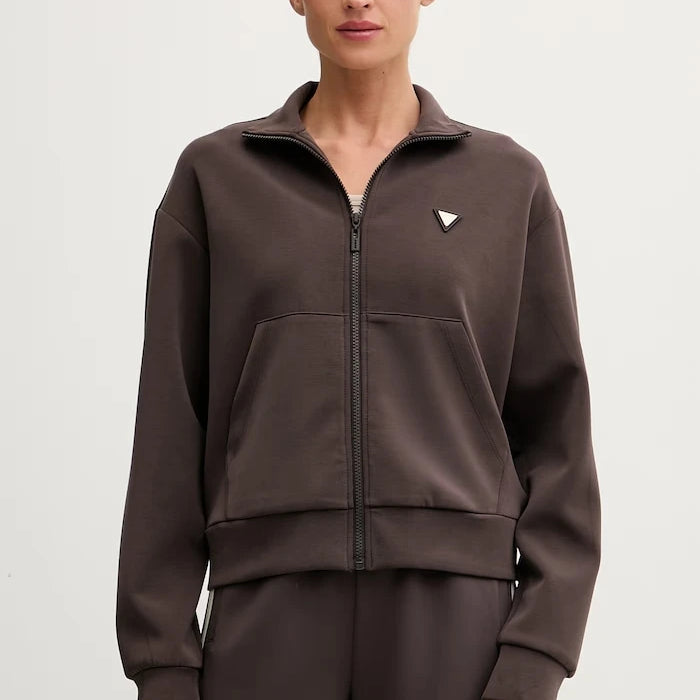 Guess Fermuarlı Kadın Modallı Sweatshirt OLYMPE