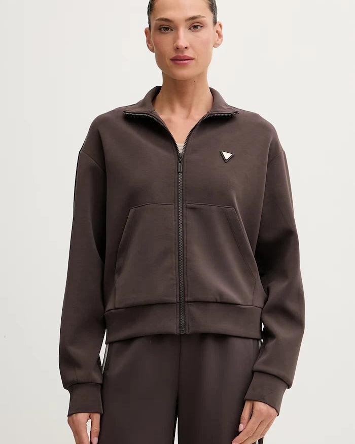 Guess Fermuarlı Kadın Modallı Sweatshirt OLYMPE