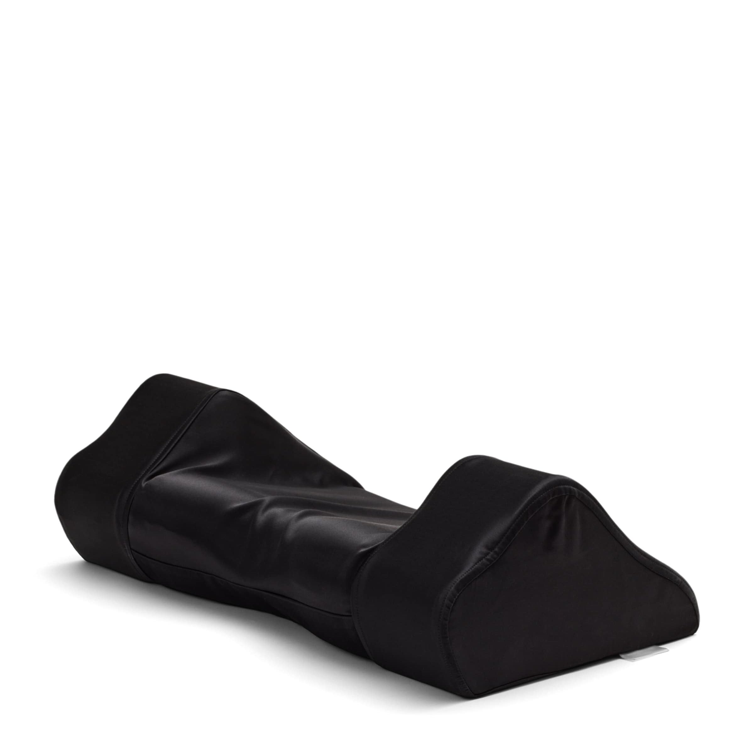 HYOUMANKIND Back Sleep Pillow with Silk Pillowcase (32cm x 57cm)