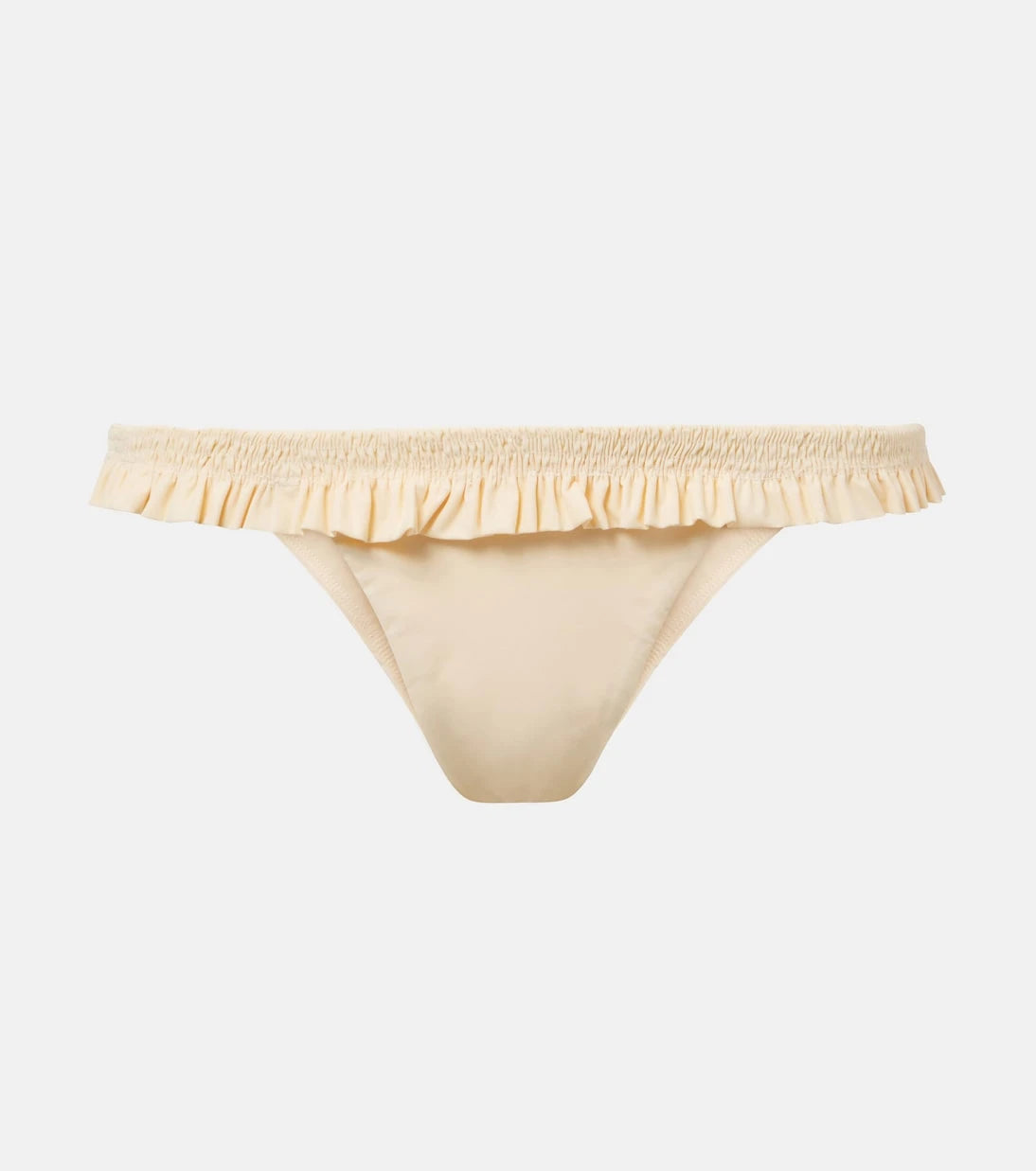 Faithfull - Esterel ruffled mid-rise bikini bottoms