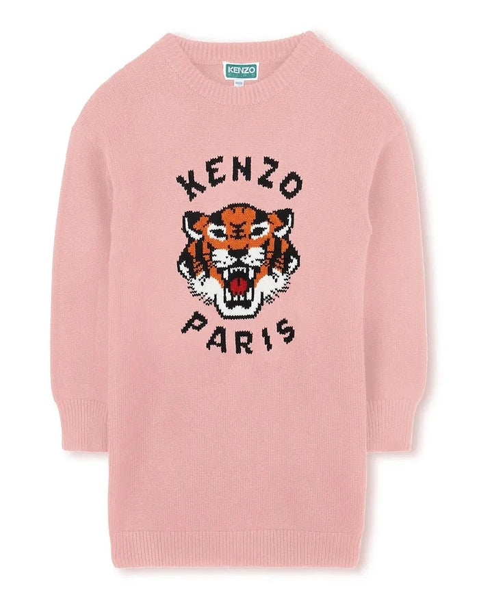Kenzo Kids Yünlü Çocuk Elbisesi