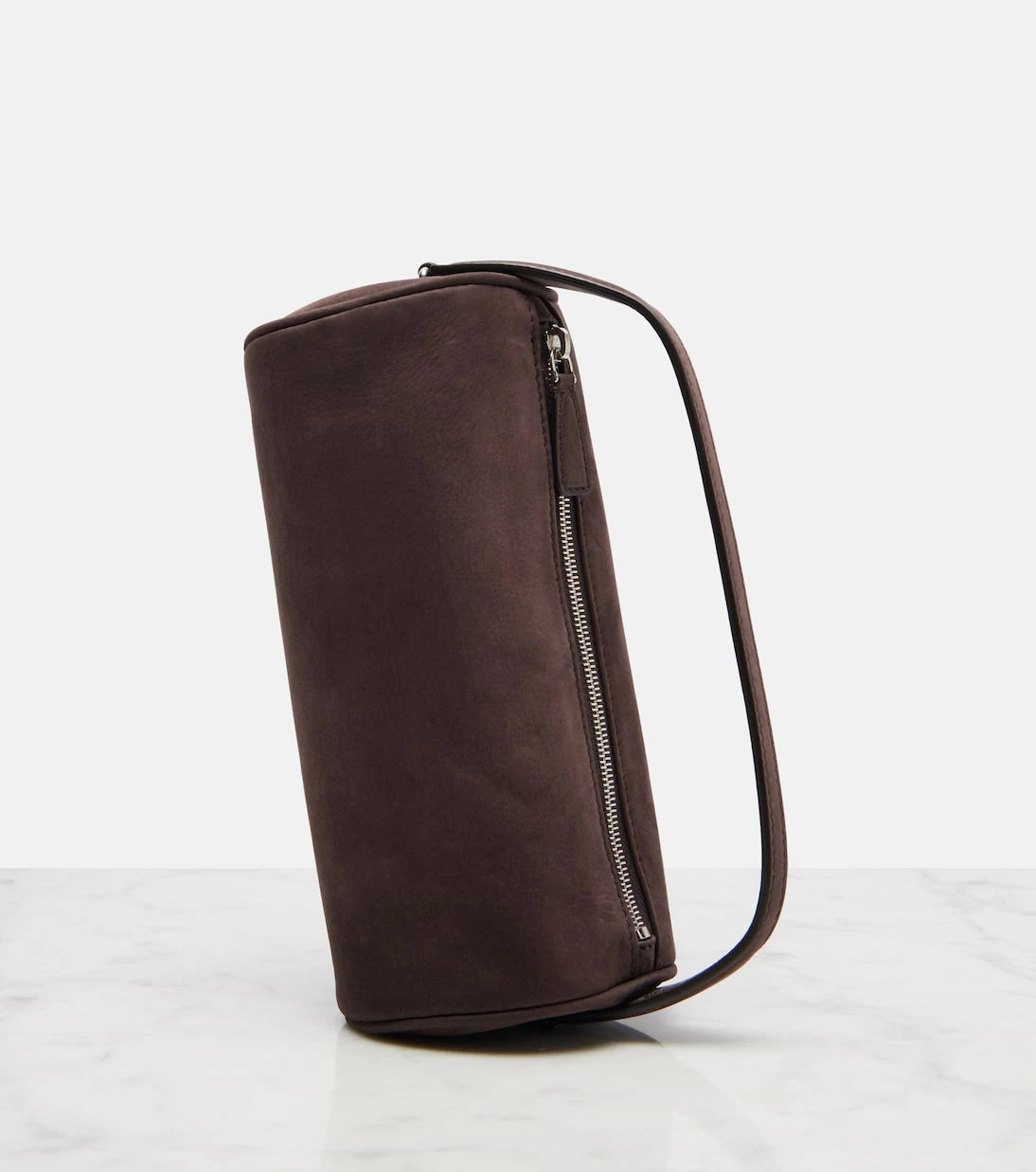 The Row - Round 90s suede tote bag