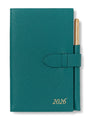 Panama Leather 2026 Diary with Pencil