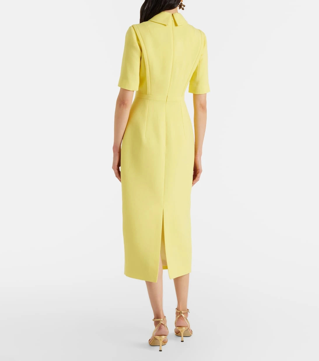 Emilia Wickstead - Valletta wool crêpe midi dress