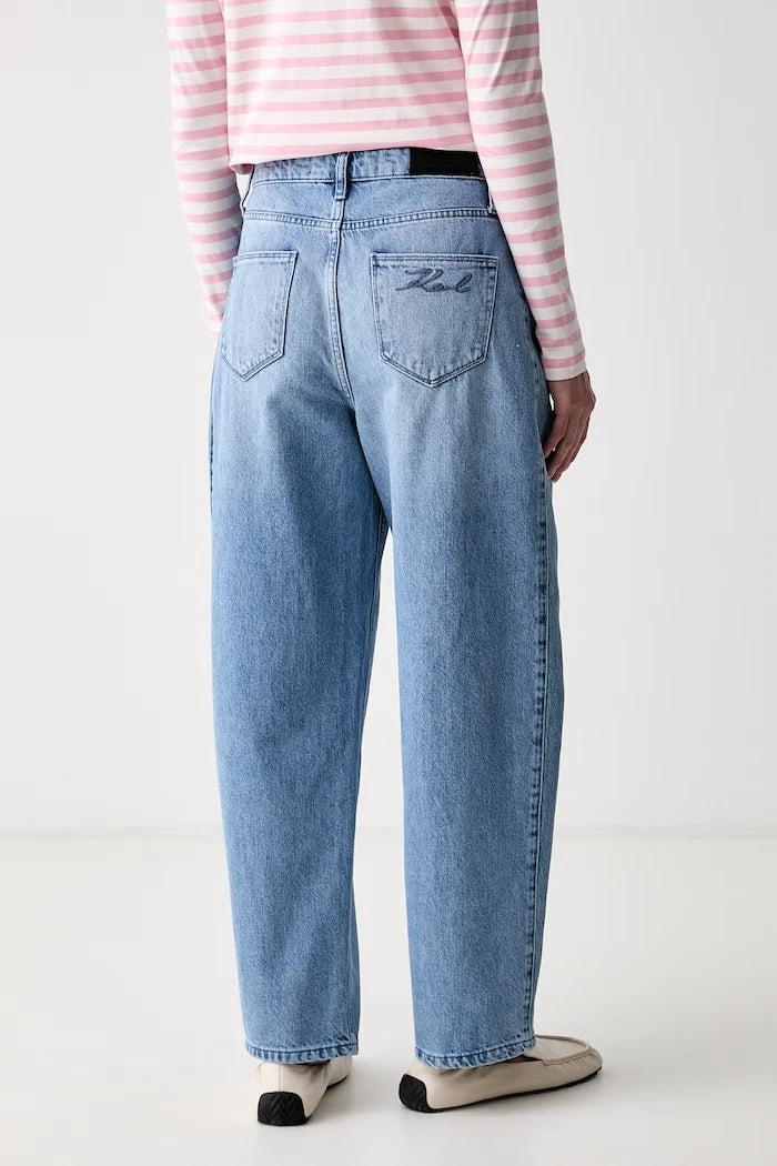 Karl Lagerfeld slouchy kadın jean pantolon