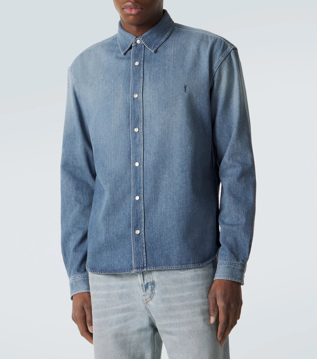 Saint Laurent - Cassandre denim shirt