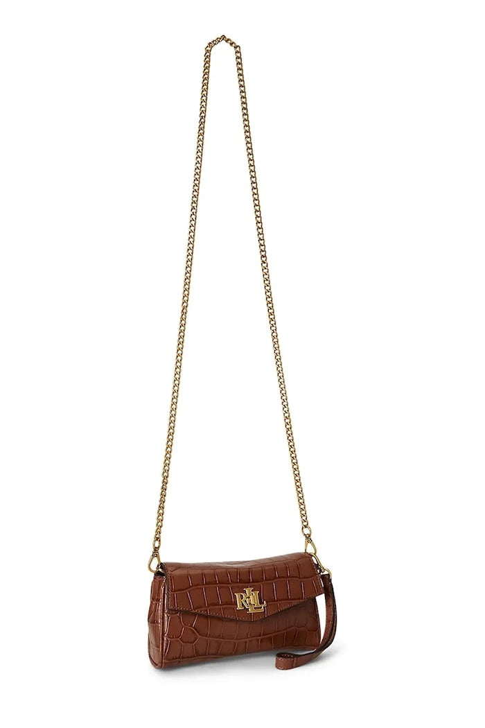 Lauren Ralph Lauren kadın deri crossbody çanta