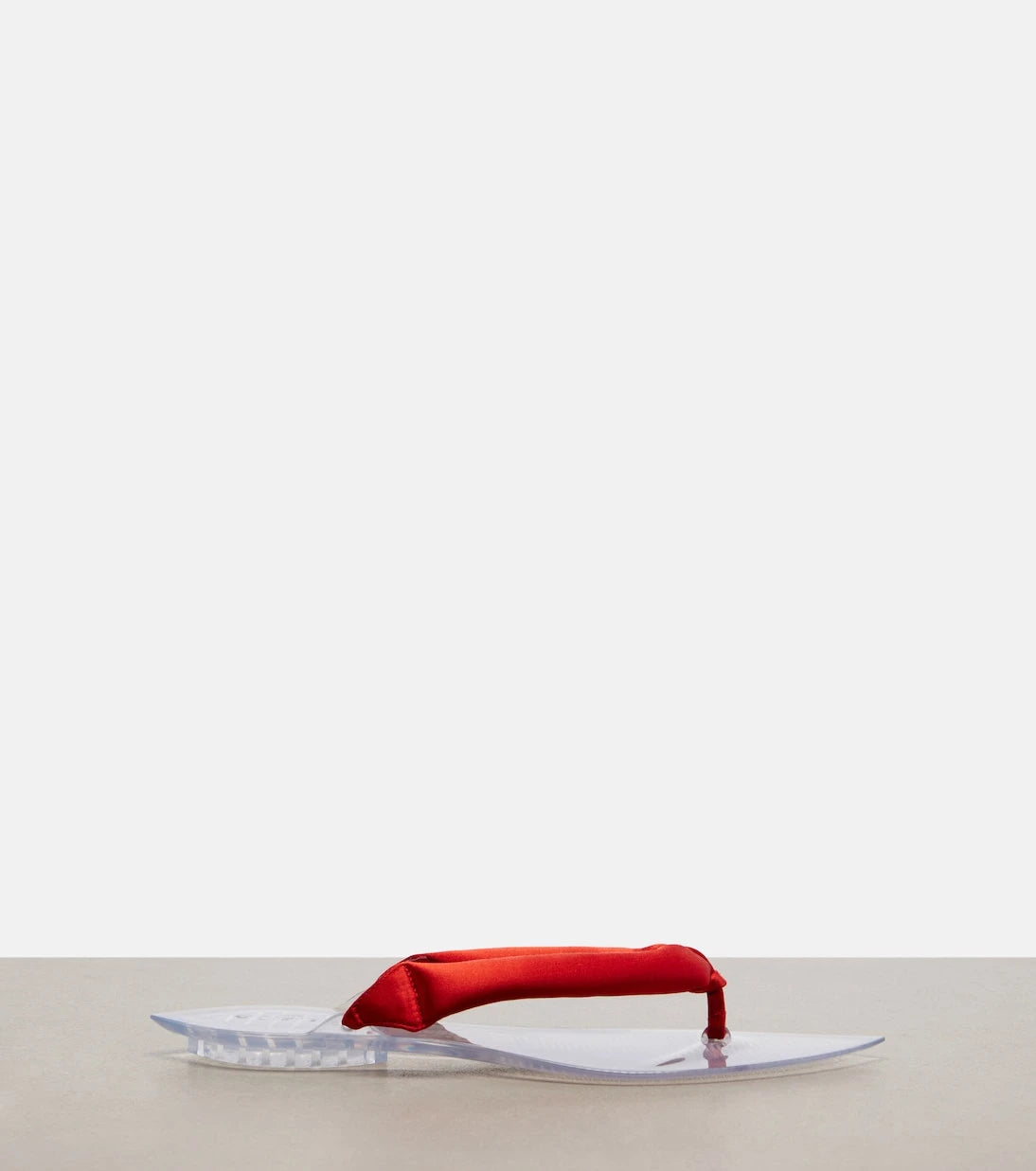 Alaïa - Invisible satin thong sandals
