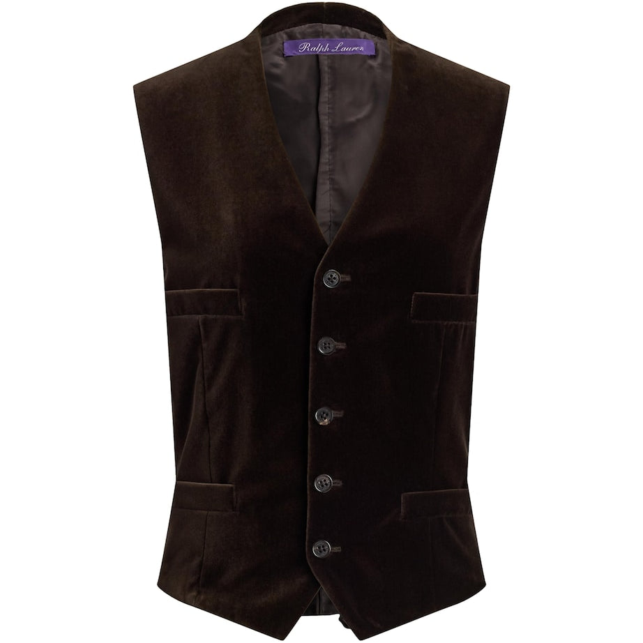 Ralph Lauren Collection Velvet Jaiden Waistcoat