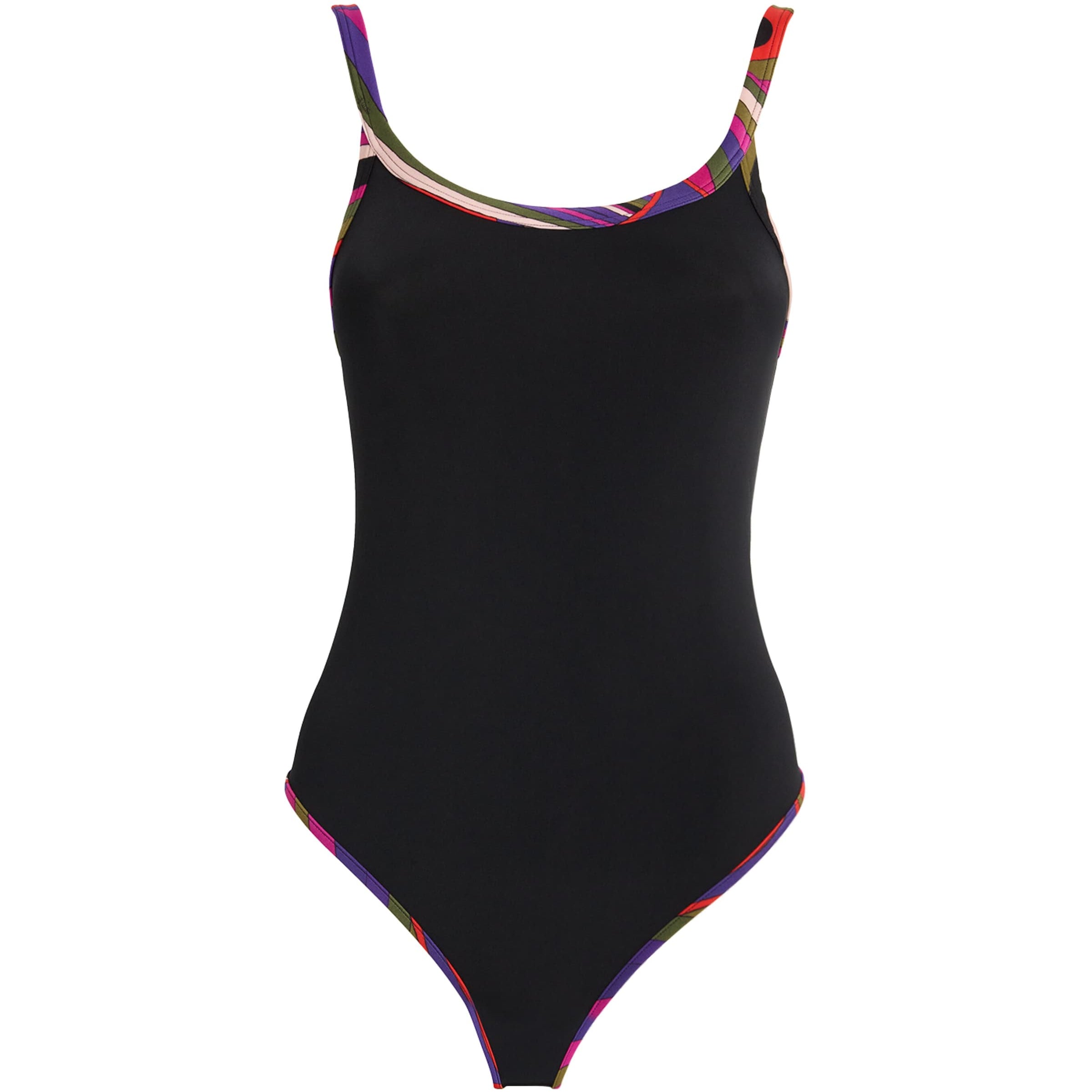 Black Tonal Cut-Out Swimsuit