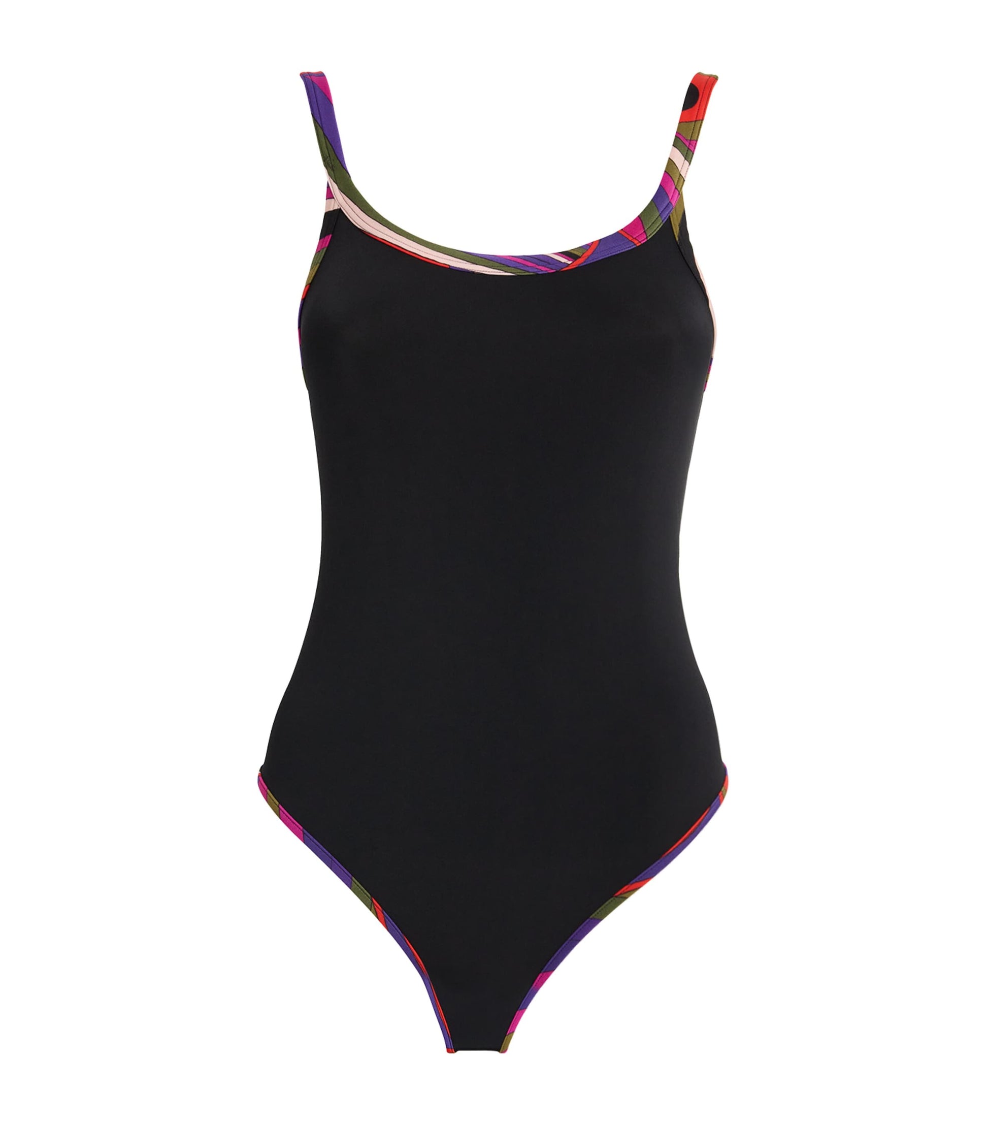 Black Tonal Cut-Out Swimsuit