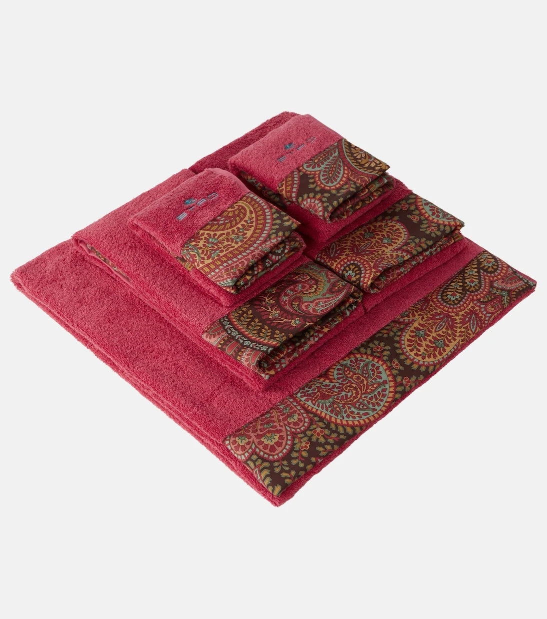 Etro - Set of 5 cotton terry towels