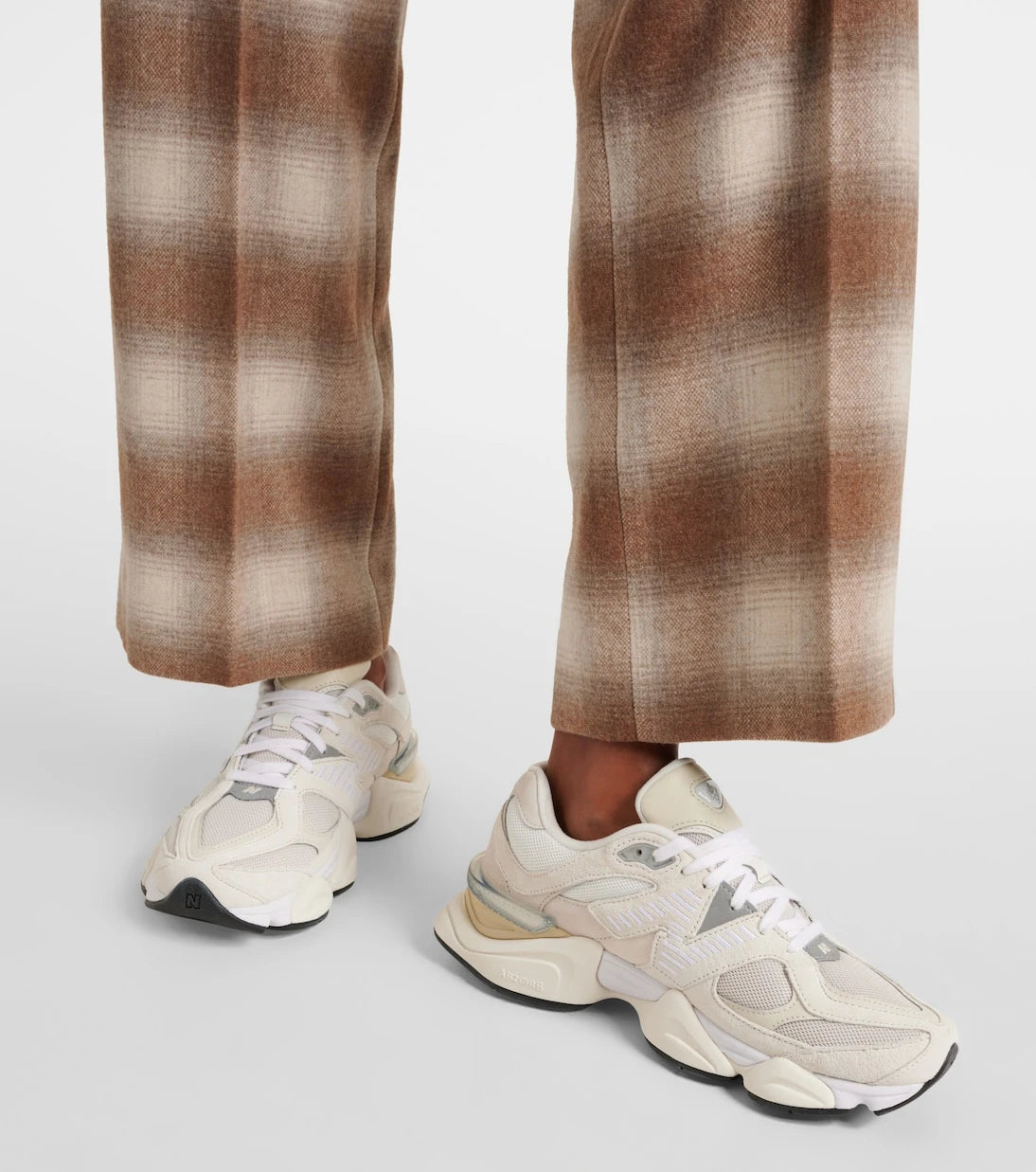 New Balance - 9060 suede-trimmed sneakers