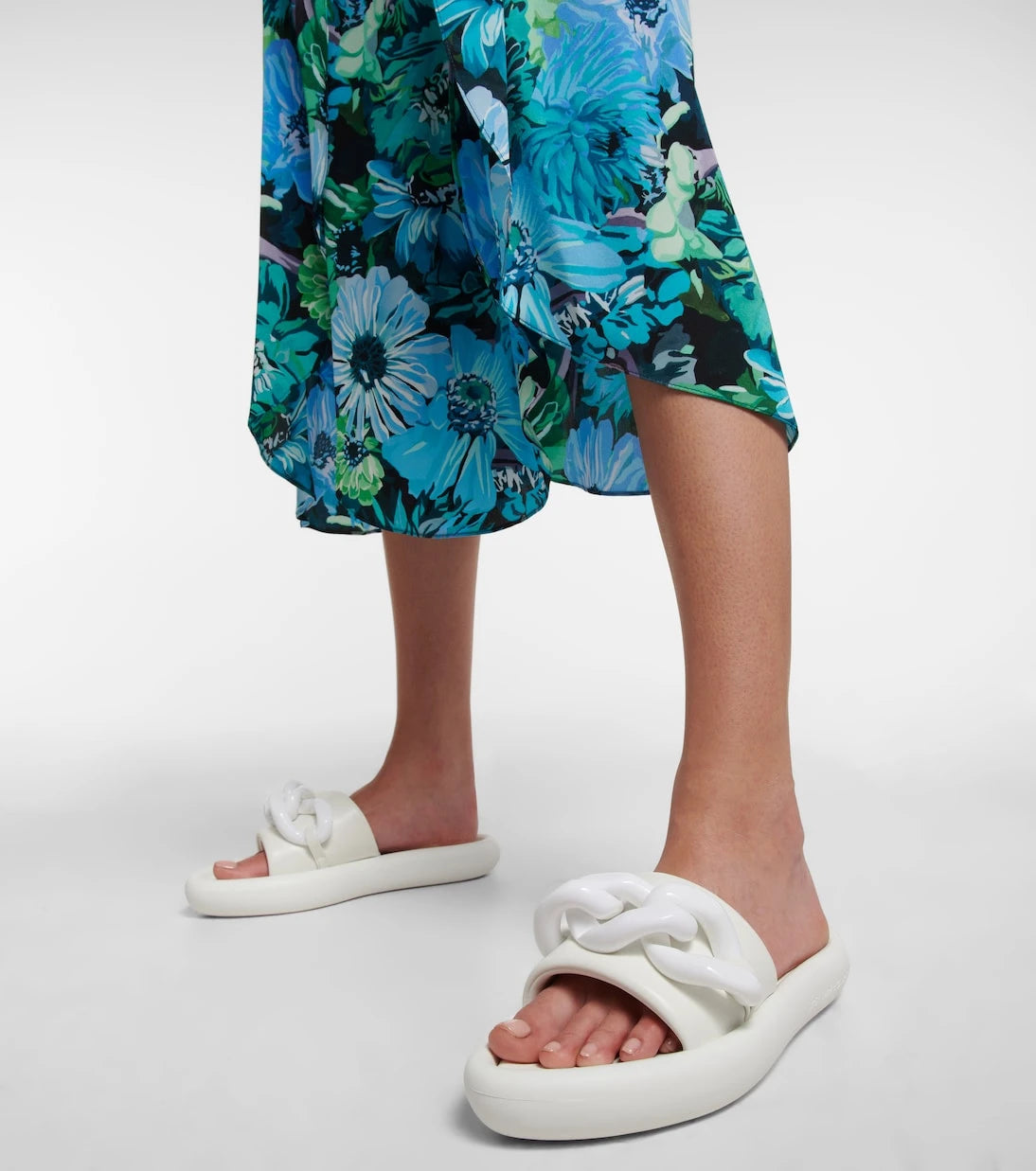 Stella McCartney - Air Slide chain-trimmed sandals