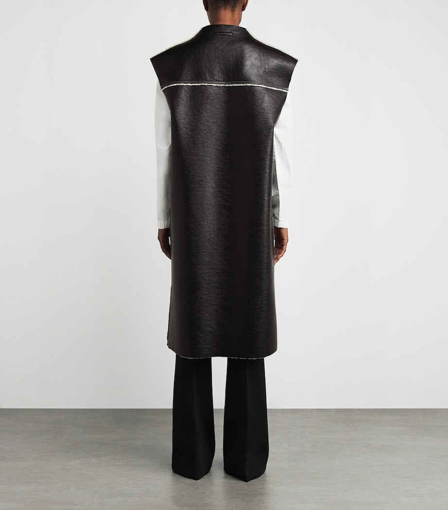 CAMILLA AND MARC Black Reversible Oswald Long Vest