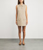 FRAME Beige The Utility Shift Mini Dress