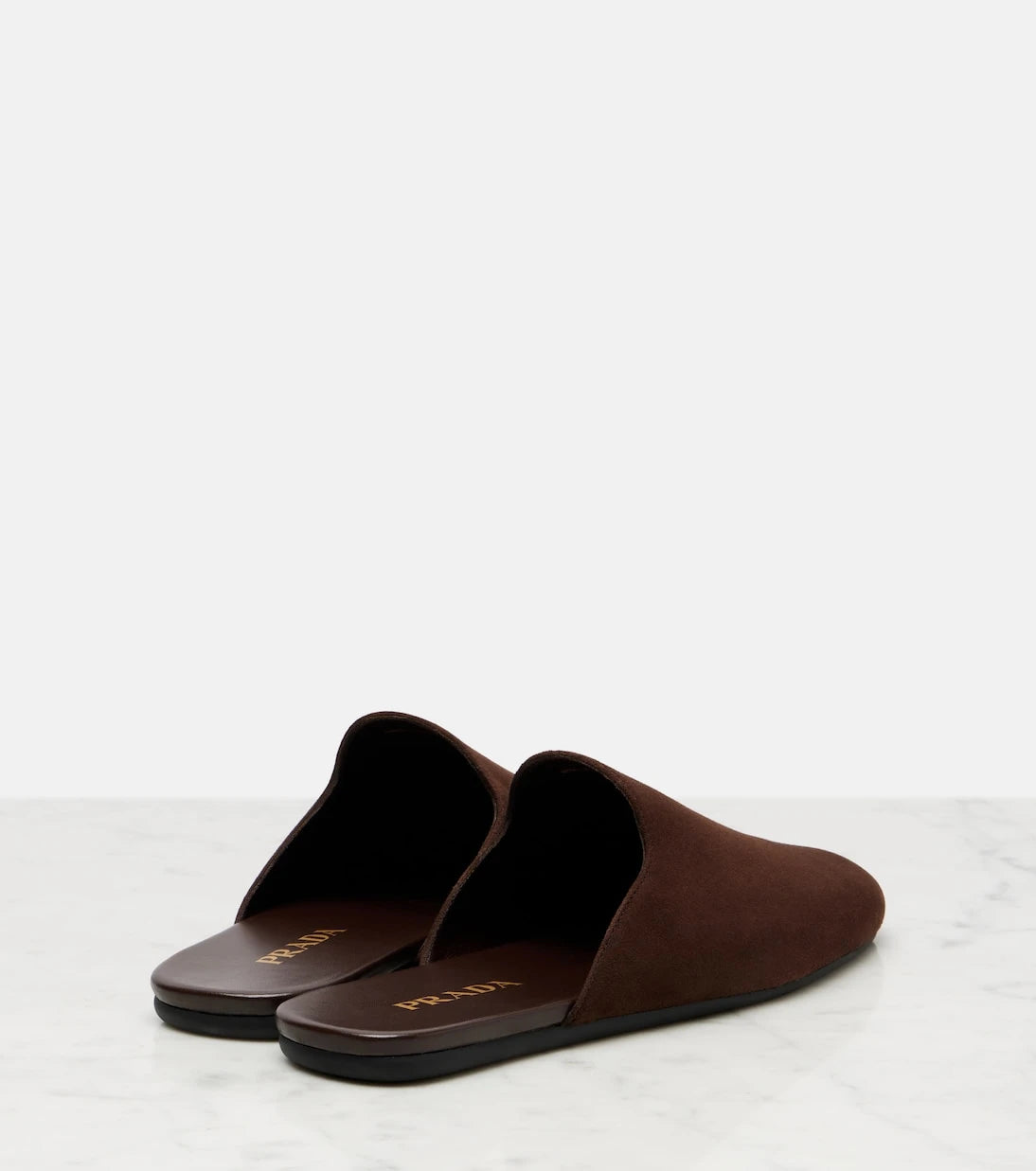 Prada - Suede mules