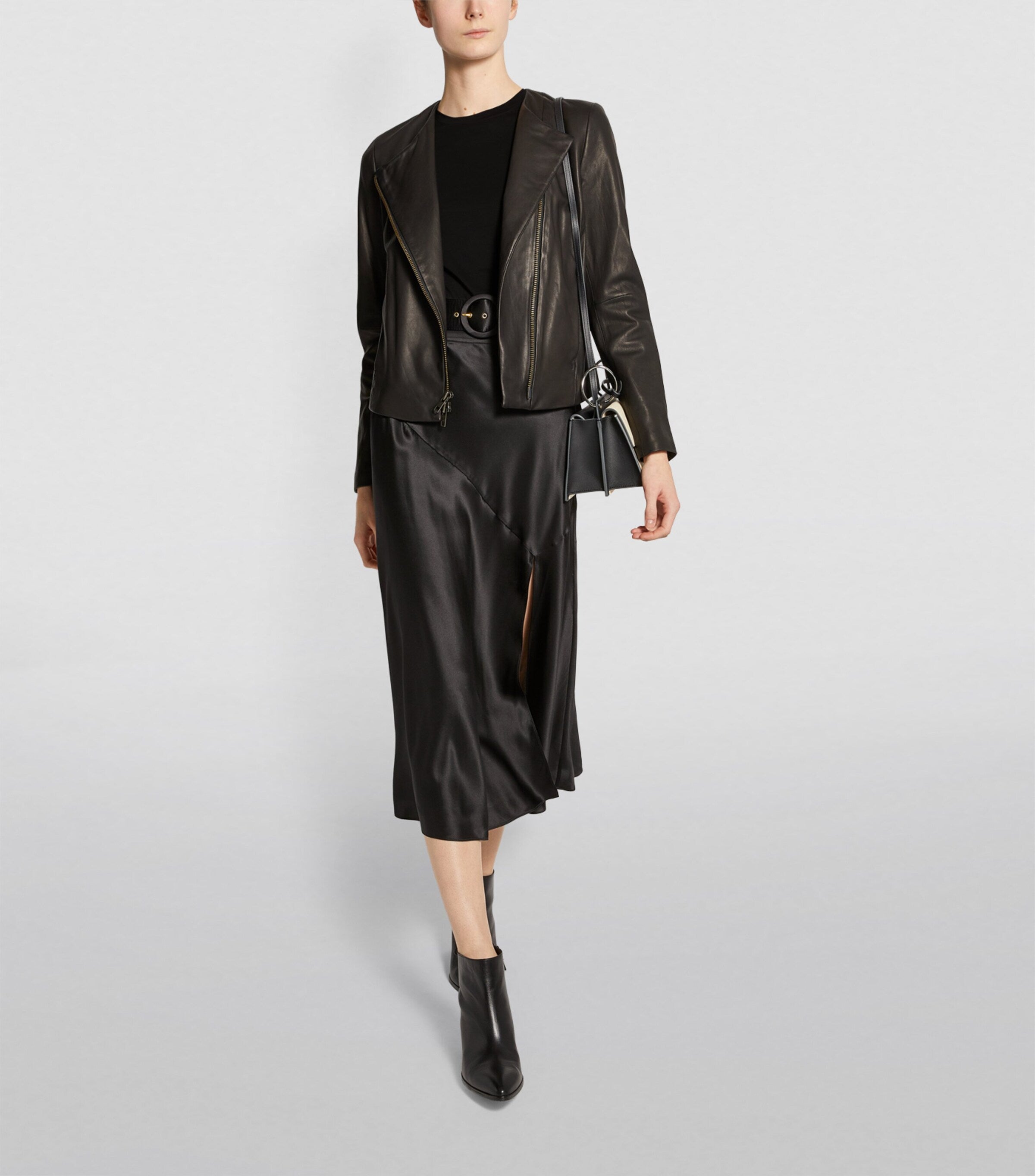 Vince Black Pima Cotton Essential T-Shirt