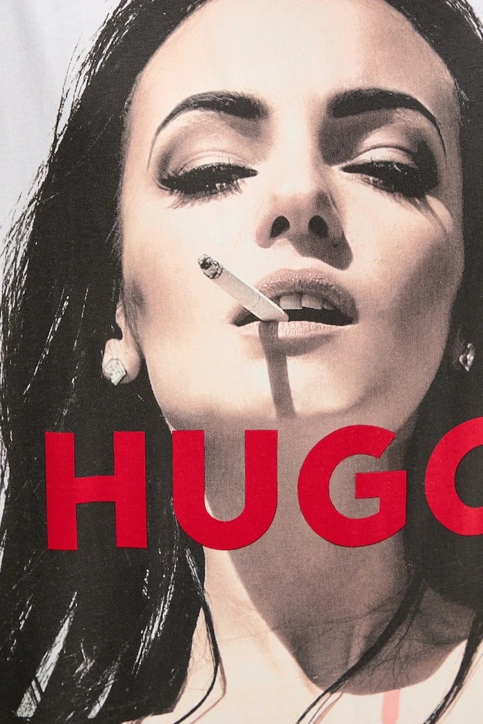 Памучна тениска HUGO Duwedie