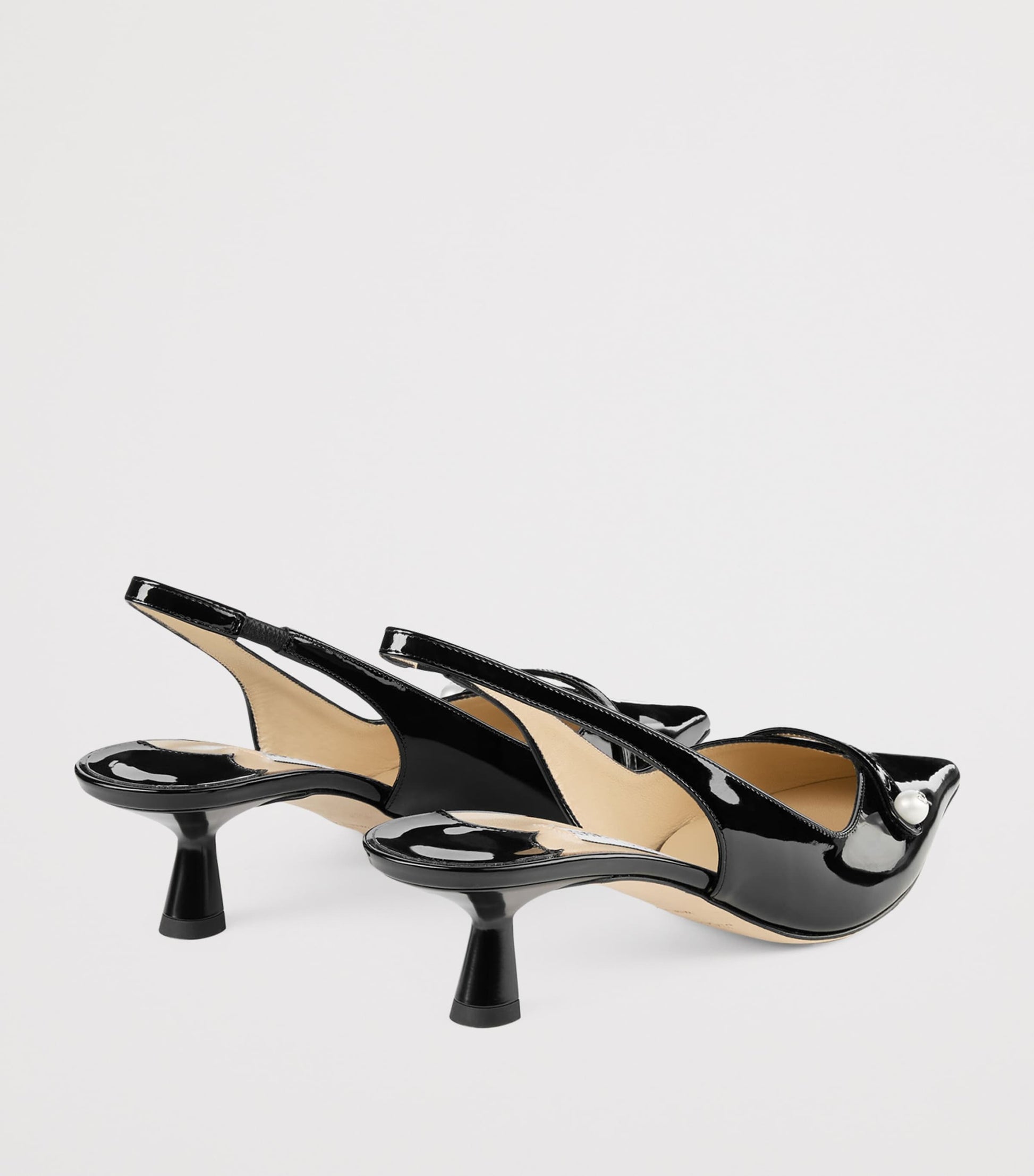 Amita 45 Leather Slingback Pumps