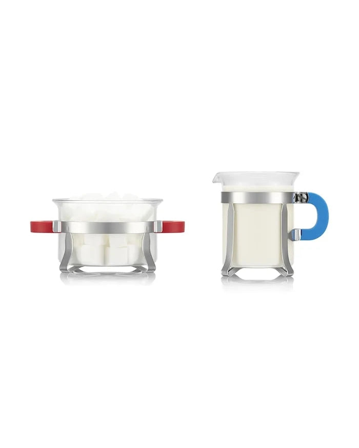 Bodum комплект захарница и кана за мляко от боросиликатно стъкло 7 x 10 x 8,2 cm