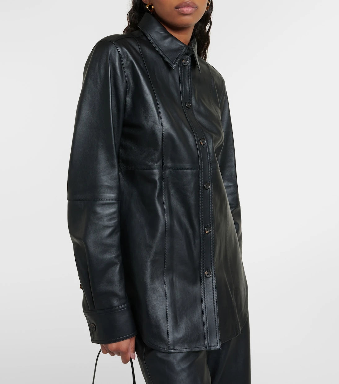 Toteme - Leather overshirt