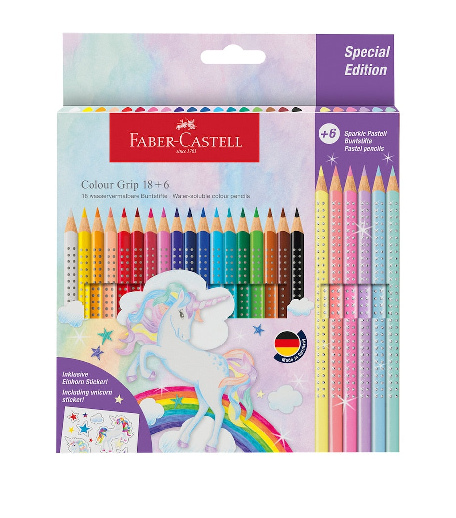 Faber-Castell Colour Grip Unicorn Pencil Case