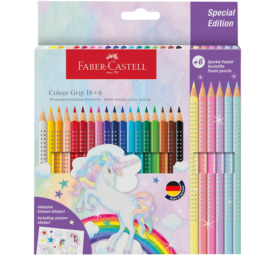 Faber-Castell Colour Grip Unicorn Pencil Case