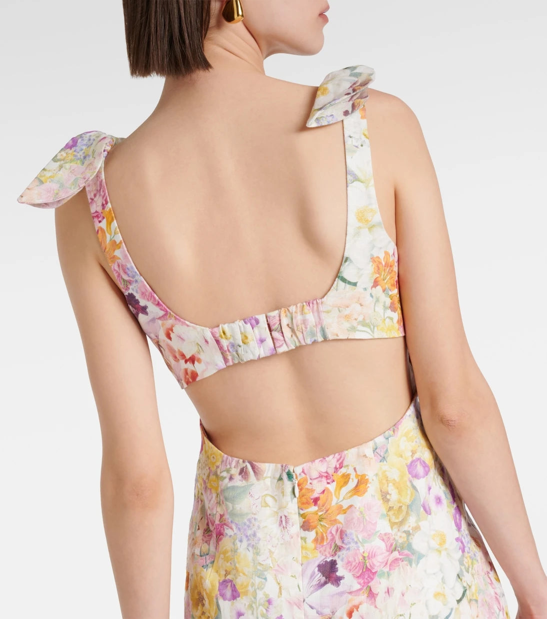 Zimmermann - Harmony floral linen midi dress