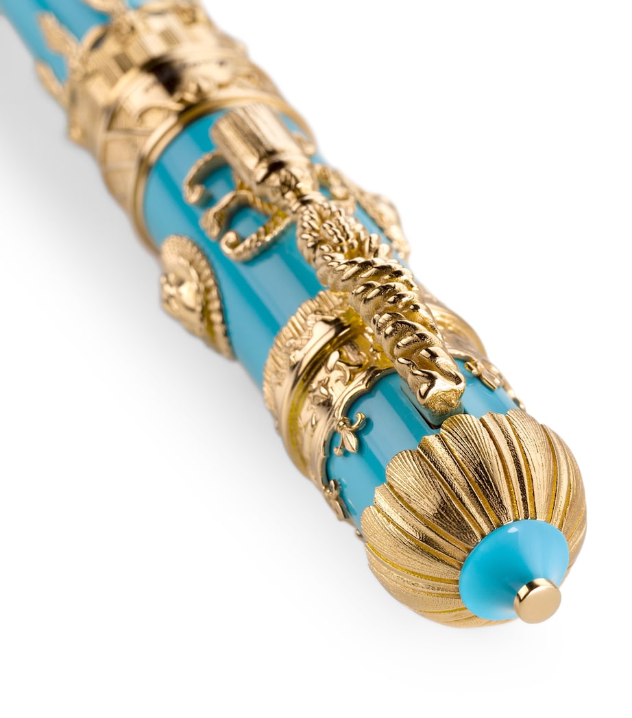 Resin and Yellow Gold Montgolfier Fountain Pen