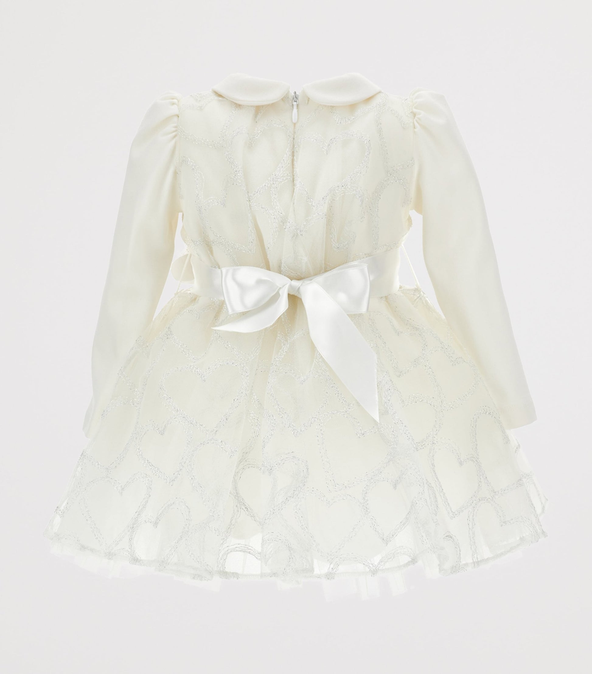 Tulle Glitter-Heart Appliqué Dress (3-36 Months)